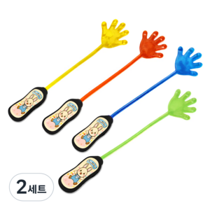 라라앤코 재미있는 손바닥 끈끈이 보드 게임 놀이, 블루+그린+핑크+옐로우, 2세트