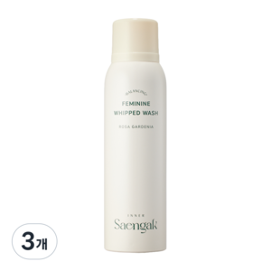 이너생각 밸런싱 페미닌 휩드워시 유산균 함유 여성청결제 180ml, 3개
