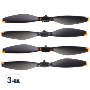 [특가] make speed DJI 미니5프로 프로펠러 1대분, 3세트, 블랙오랜지