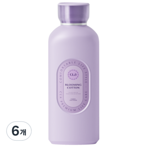 클라 프리미엄 초고농축 섬유유연제 블루밍코튼 168시간 향 지속, 6개, 1000g