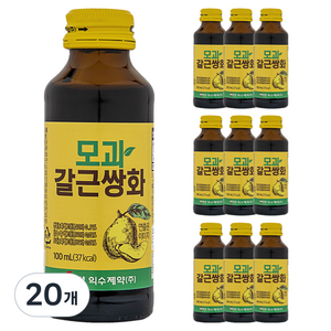 익수제약 모과갈근쌍화, 100ml, 20개