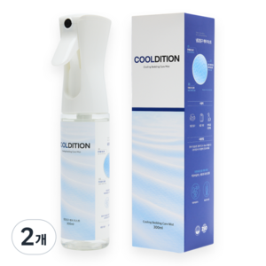 쿨디션 식물유래 무향 무취 침구 케어 미스트, 2개, 300ml