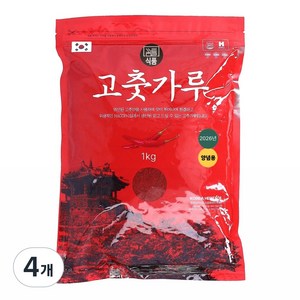 26년 햇고추 꿈틀식품 국산 고춧가루 최근제조 양념용, 1kg, 4개