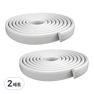 히트키퍼 신소재 문풍지 MAX 5m 2개입, 2세트, 화이트
