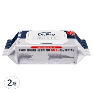 슈퍼스노우 닥터프로(Dr. Pro) 와입스 소독 살균 티슈 찌든때 화장실 곰팡이 억제 병원용 요양병원 관리 환경 감염, 2개