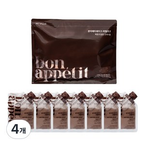 본아페티 단백질쉐이크 파우치 다이어트 식사대용 체중조절식 초코맛 프로틴 50g 7팩, 350g, 4개