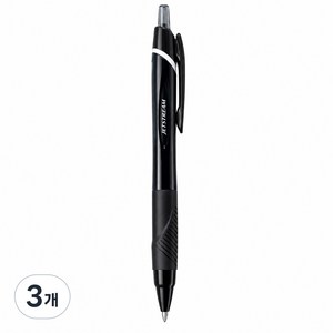 유니 제트스트림 유성볼펜 0.7mm SXN-150-07, 블랙, 3개