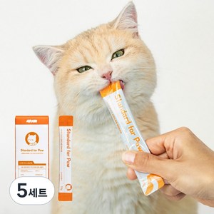 스탠다드 포포우 고양이 종합영양제 오리안심, 5세트, 10회분