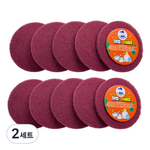 상품컴퍼니 마법 수세미 탄냄비 찌든때 금강사 수세미 요술수세미, 2세트, 10개입