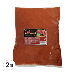 호은 고운 고춧가루 미분용, 2개, 2.5kg