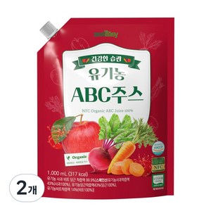 제스티지 NFC 유기농 ABC주스 100% 1000ml, 2개, 1L