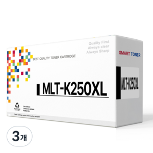 디디토너 MLT-K250XL 재생 호환 토너, 3개, 검정