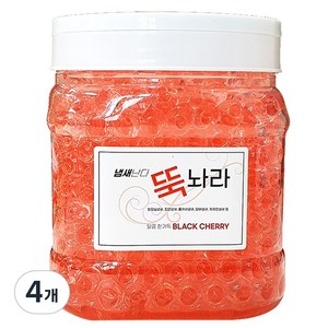 소셜마트 악취뚝 뚝놔라 강력 실내 화장실 담배냄새 제거 집안 방 홀애비 남자방 오래된집 냄새 제거 블랙체리, 4개, 1.2kg