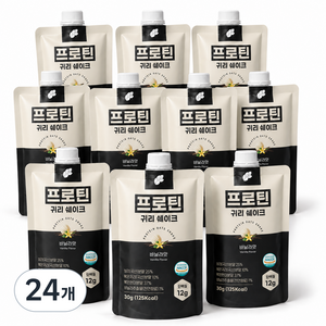 논앤밭위드 프로틴 귀리쉐이크 바닐라맛, 30g, 24개