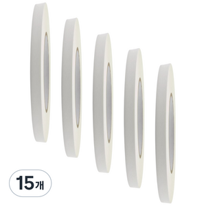 아트위브 마스킹 테이프 종이테이프 아이보리 8mm x 20M, 15개
