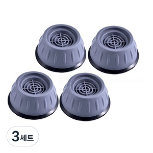 세탁기 건조기 흔들림 진동 흡수 받침대 일체형, 3세트