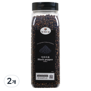 더테이스트랩 통후추 리필 흑후추 알후추, 450g, 2개