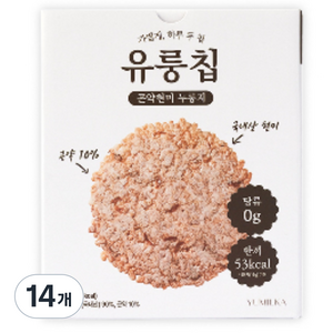 유밀가 유룽칩 저당 곤약 현미 누룽지 슬림박스, 14개, 16g