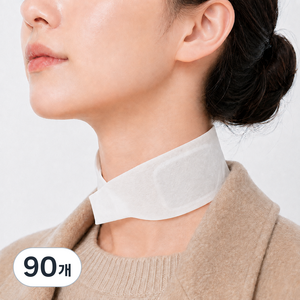 감성리빙 2way 목 핫팩 목도리 온열 찜질팩 스카프 발열 패치, 90개