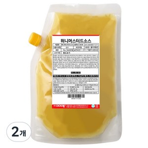 아이엠소스 허니머스터드소스, 2kg, 2개