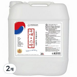 국대스타 살균소독제 리필용, 20L, 2개