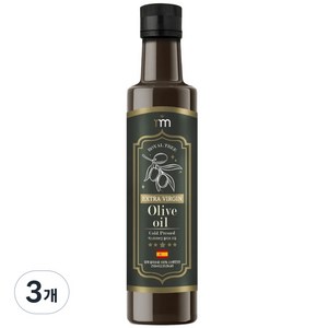 로얄트리 스페인 피쿠알 엑스트라버진 올리브유, 3개, 250ml