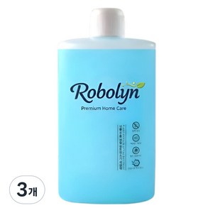 로보린 로보락 전용세제 호환 로봇청소기 세정제 1L 클리너, 3개