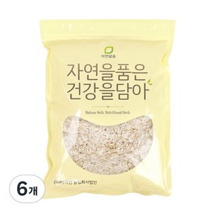 자연닮음 국산 보리 100% 엿기름 엿질금 고추장 조청 식혜 가루 2kg, 6개
