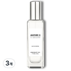 떼시스 어나더 13 깨끗한 종이향 미니멀 머스크 앰버 우디 니치 향수 오드퍼퓸, 3개, 30ml