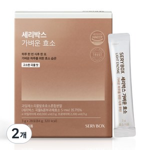 세리박스 가벼운 효소 곡물맛, 84g, 2개