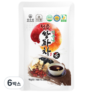 참유원 기운나 정읍 쌍화차 2배 찐한 수제 국산원료 -, 100ml, 10개입, 6박스