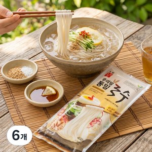 농협 국내산 우리밀 통밀국수, 400g, 6개