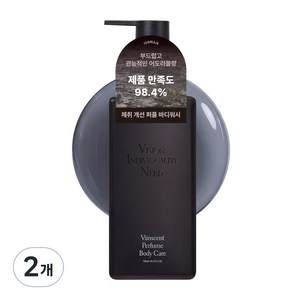 비인센트 어도러블 퍼퓸 바디워시, 2개, 300ml 골드박스 특가