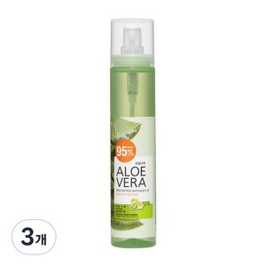 과일나라 알로에베라 모이스처 리얼 수딩젤 미스트, 125ml, 3개