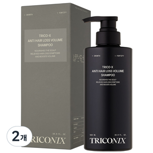 트리코닉스 트리코엑스 탈모완화 볼륨 샴푸, 2개, 500ml