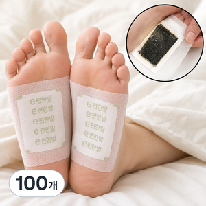 감성리빙 e편한 발바닥 패치 발패치 대용량, 100개