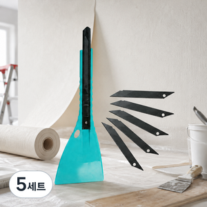 INVEN* 인벤 오우스케 스타일 오토락 헤라 도배 칼 (SK5칼날 포함), 도배칼1개+SK5칼날 5개, 5세트