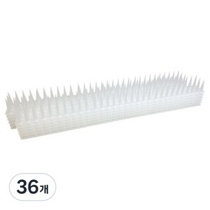 펀엔베이비 비둘기퇴치 버드스파이크, 4x43cm 화이트, 36개