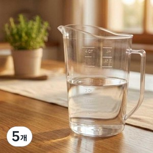 PC 계량컵, 투명, 5개, 4000ml