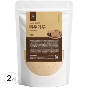 100% 국산 메주가루 고추장용 된장용, 2개, 200g