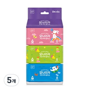 모나리자 휴대용 포켓 비데 물티슈, 5개, 6개입