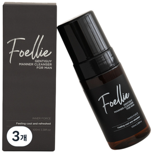 포엘리에 젠티가이 매너클렌저 남성청결제, 3개, 100ml