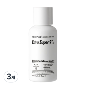 메디필 엑스트라 슈퍼 9 플러스 2.0 필링 토너, 250ml, 3개