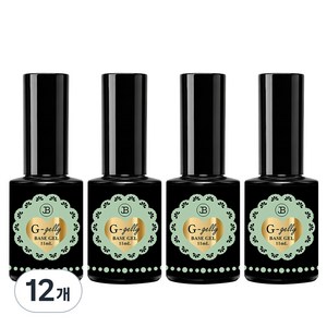 그라시아 진비 지젤리 베이스젤 리뉴얼, 투명, 12개, 11ml