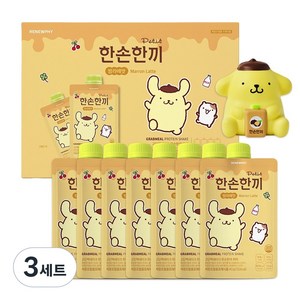 한손한끼 쁘띠 프로틴 단백질 쉐이크 밤라떼맛, 3세트, 280g