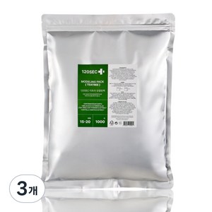 120초 티트리 모델링팩, 3개, 1개입