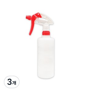 라이노분무기 500mI 국내제조 내화학성분무기 전문가용 청소 소독 식당분무기, 3개, 무지