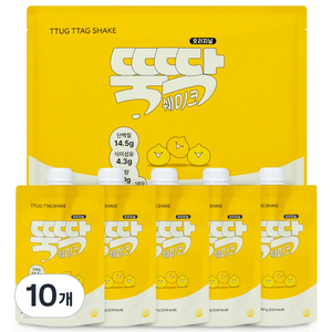 뚝딱쉐이크 오리지널 2세트, 10개, 60g