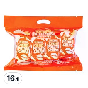 제로감자칩 오리지날, 35g, 16개