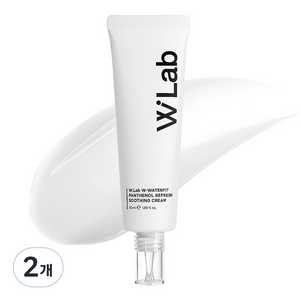 더블유 워터핏 판테놀 리프레시 수딩 크림, 2개, 50ml